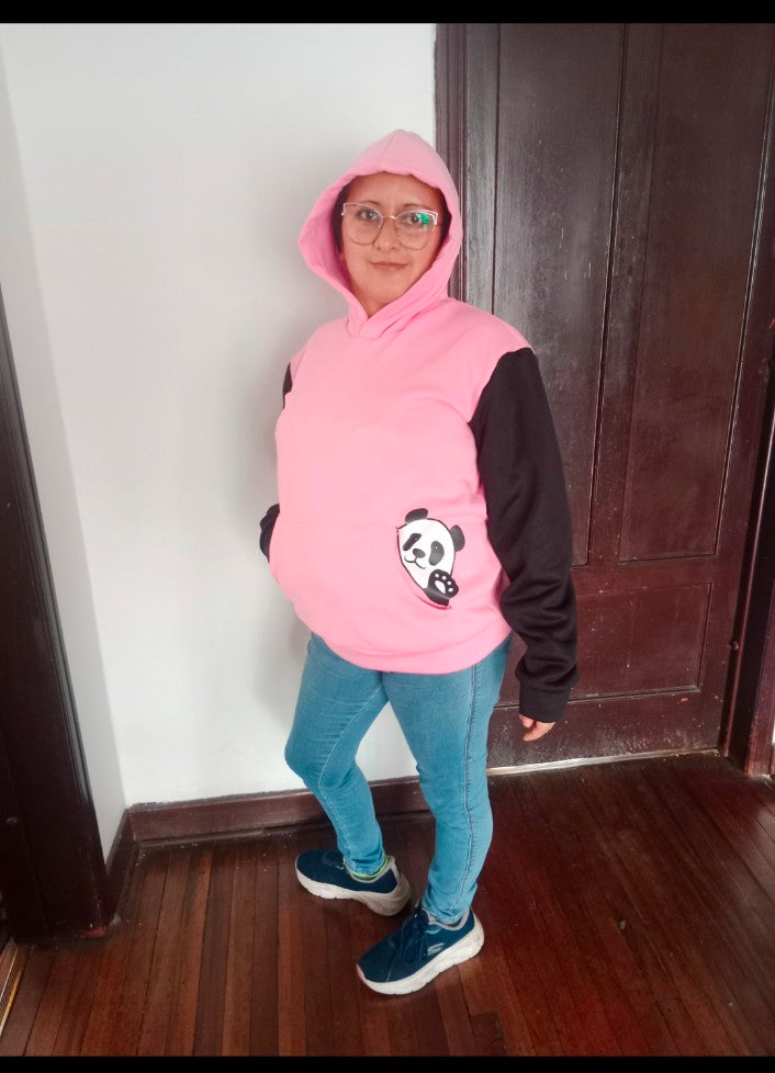 hoodie de oso panda